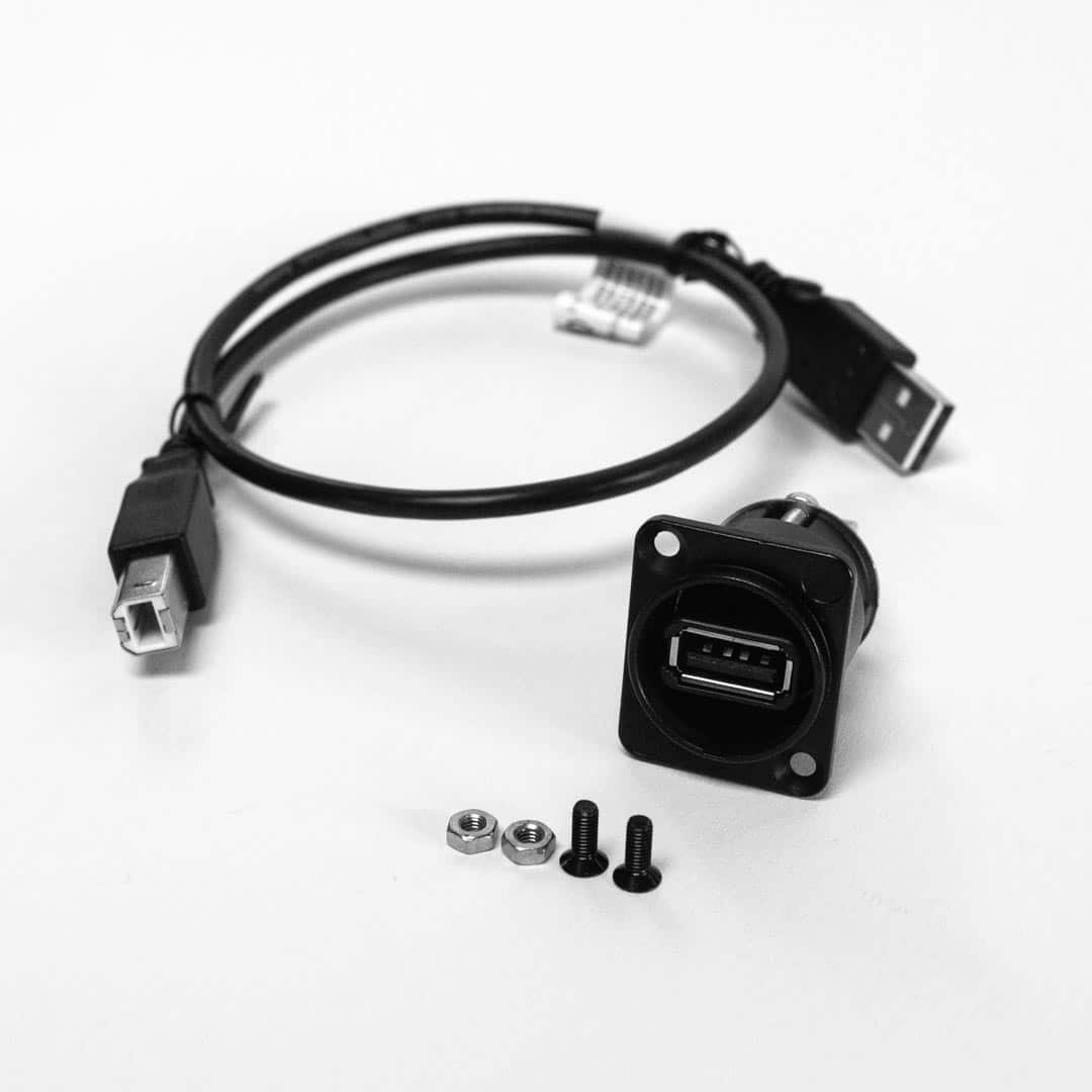 CBE MP2USB/G Einbaupanel mit 2-fach USB Ladebuchse und Status LED für,  22,90 €