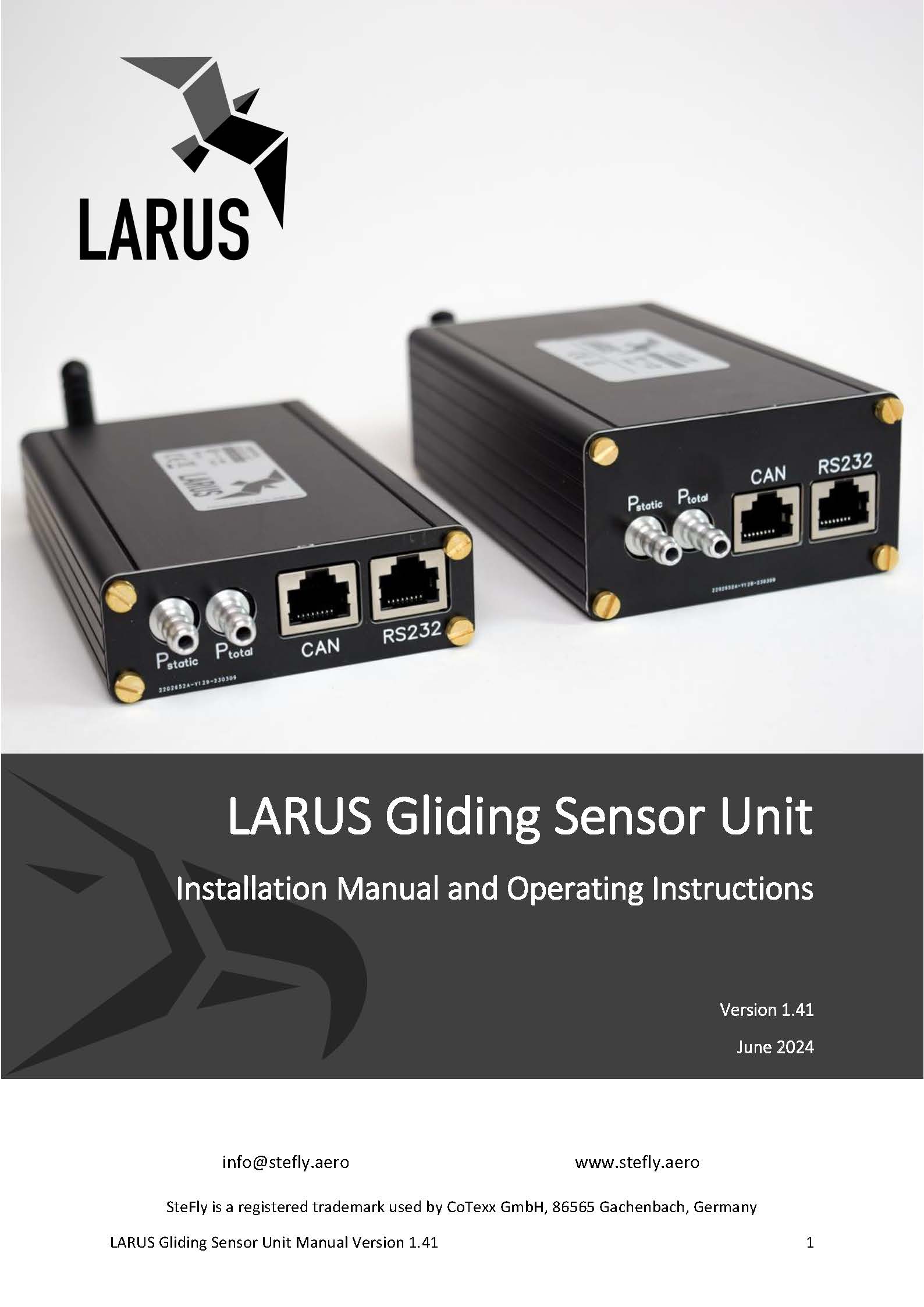 Larus Installation Operating Manual V1.4