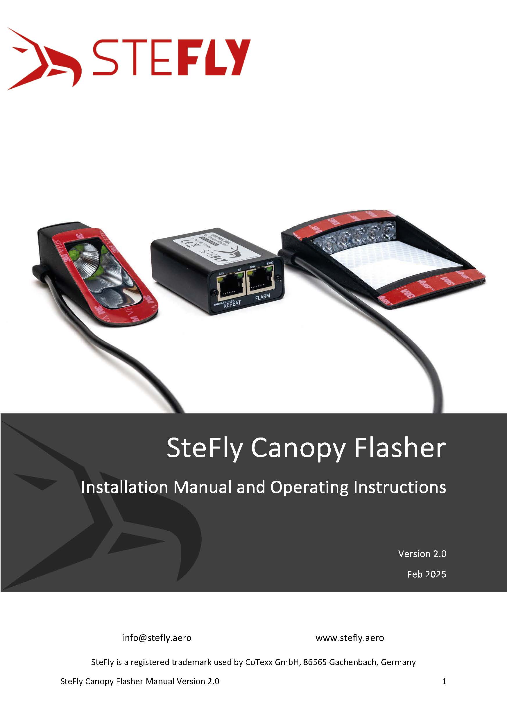 SteFly Nav_Installation_Betrieb_Handbuch_Version1.3_de_Seite_01