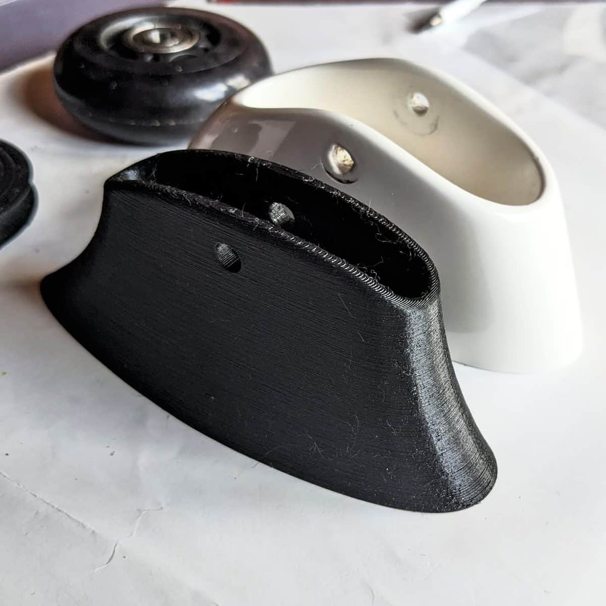 Flächenrad Original und Prototyp